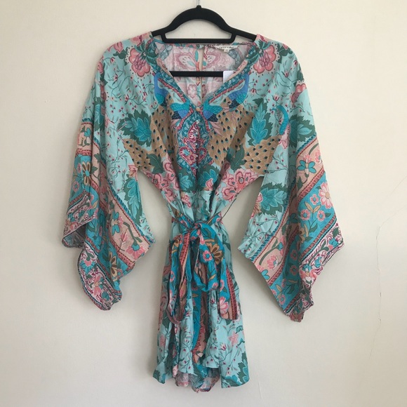 5⭐️ FAV BESTSELLER Lotus Kimono Romper Jumpsuit - Picture 5 of 6
